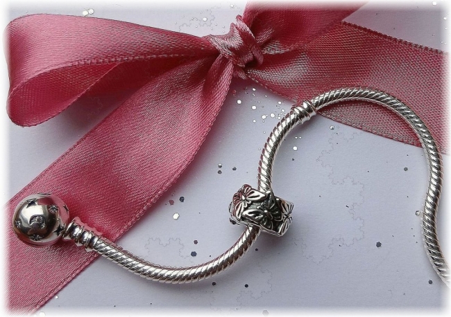 Charm Clip Stopper 925er Sterling Silber Schmetterlinge