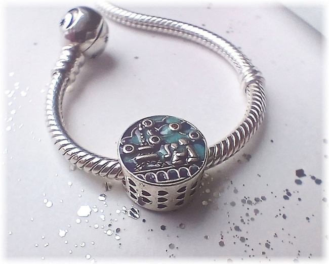 Charm 925er Sterling Silber mit Zirkonia Eifelturm Paris Stadt der Liebe